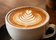 Signature Latte — AI-generated illustrative menu image