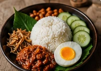 Nasi Lemak — AI-generated illustrative menu image